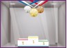 KIT DE STICKERS MEDAILLES PODIUM JEUX OLYMPIQUES BOUTIQUE COMMERCE VITROPHANIE ADHESIF