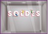 STICKER SOLDES ATHLETES VITROPHANIE MAGASIN FOURNISSEUR JEUX OLYMPIQUES CALICOT