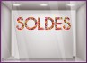 STICKER SOLDES BONBONS VITROPHANIE DESTOCKAGE BRADERIE VITRINE MAGASIN BOUTIQUE FOURNISSEUR IMPRIMEUR LETTRAGE