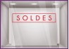 STICKER SOLDES CADRE FOURNISSEUR FABRICANT IMPRIMEUR PARIS VITROPHANIE BOUTIQUE