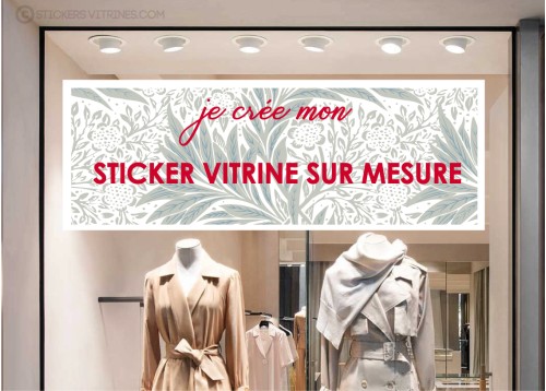 Je crée mon Sticker vitrine...